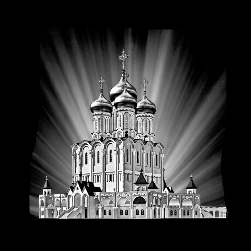 Гравировка по граниту Храм – 02 | Храмы